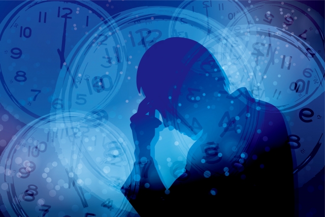 ストレスに悩む写真